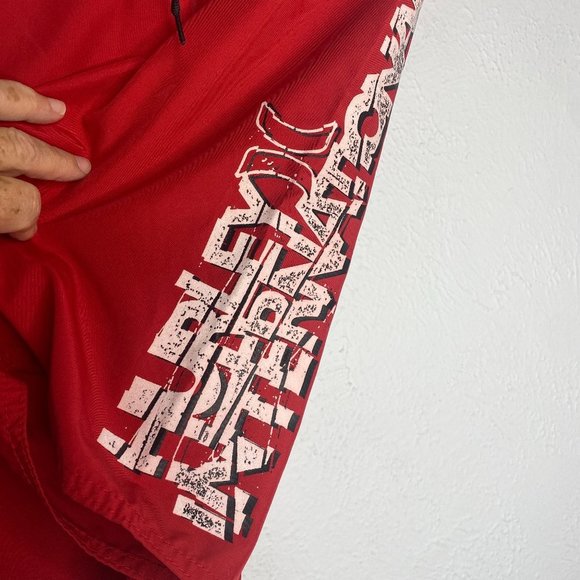 Hurley International boy's size 27, red/black board shorts with pocket. - Picture 5 of 8